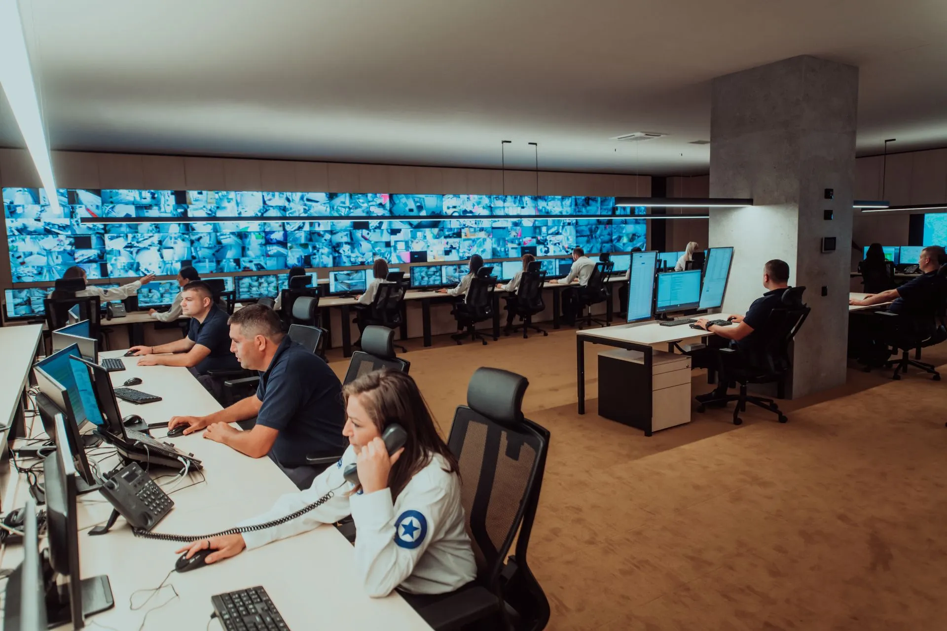 Command Center Video Walls & Security Monitors